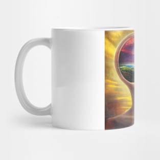 Alien world surrealism ufo cosmos Mug